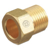 Inert Arc Nut, Brass, Hex, B-Size, 5/8 in - 18, Water