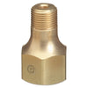 Male NPT Outlet Adaptor for Manifold Pipelines, 3000 psig, Brass