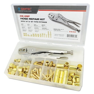 Hose Repair Kits, Includes Splicers, Crimping Tool, Couplers, Nuts, Nipples