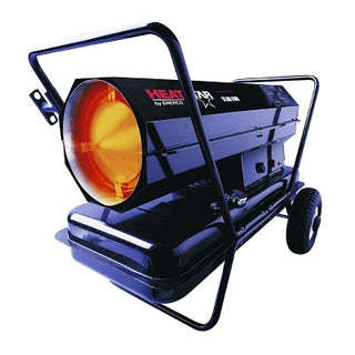 Portable Kerosene Forced Air Heater, 175000 Btu/h, 14 gal, 110V