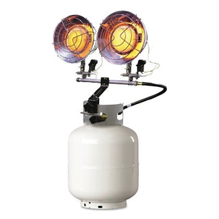 Portable Propane Radiant Heaters, 20000 Btu/h, 15 h