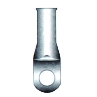 Terminal de cabo, pino de 17/37 pol., capa de 1 a 2 AWG, tubo de cobre, modelo L 12