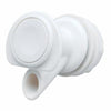 Spigot, 3.38 in L x 1.38 in W x 5.75 in H, White