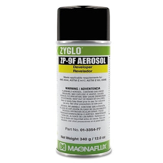 Zyglo® ZP-9F Developer, Liquid Penetrant, Aerosol Can, 16 oz