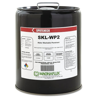 Spotcheck® SKL-WP2 Water Washable Penetrants, 5 gal, Pail