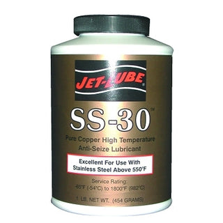 SS-30™ High Temperature Anti-Seize & Gasket Compound, 1 lb Brush Top Can