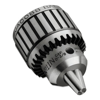 Mandril com rolamento de esferas Superchuck, chave K4, capacidade de 1/8" a 3/4", montagem curta 4JT