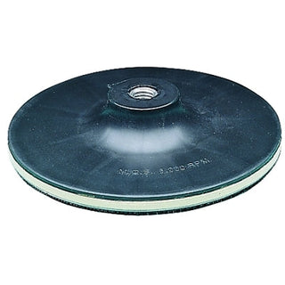 Hook and Loop Disc Pad Holder, Tall T Hook Type, 5 in Diameter