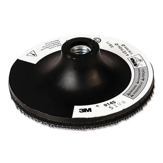 Hook and Loop Disc Pad Holder, Tall T Hook Type, 4-1/2 in Diameter
