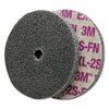 EXL Unitized Deburring Wheel, 3 in x 3/8 in, Fine, Silicon Carbide, 12100 rpm