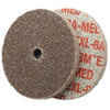 EXL Unitized Deburring Wheel, 3 in x 1/4 in, Medium, Aluminum Oxide, 18100 rpm