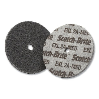 EXL Unitized Deburring Wheel, 3 X 1/4, Medium, Aluminum Oxide