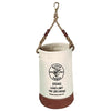 Leather-Bottom Canvas, 1 Compartment, 17 in X 12 in, w/Swivel Snap