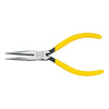 Midget Slim Long-Nose Pliers, Straight, Forged Steel, 4.82 in OAL