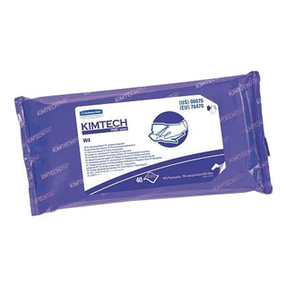 Kimtech Pure* W4 Pre-Saturated Wiper, White, 9 in W x 11 in L