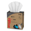 WypAll® X70 Cloths, White, 8.34 in W x 16.8 in L, 100 Sheets/Unit, Box, 10 BX/CA