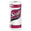 Kitchen Roll Towel, Standard Roll, White, 8.79 in W x 11 in L, 128 Sheets/RL, 20 RL/CA