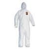 KleenGuard™ A30 Coveralll, Zipper Front, Elastic Back, Wrist and Ankles, Hood, White, X-Large