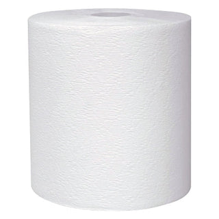 Kleenex® Towels, White, Hard Roll, 8 in W x 600 ft L, 600 ft per Roll/6 Rolls per Case