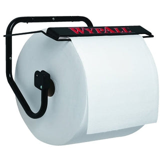 WypAll® Jumbo Wiper Dispenser, Wall, Metal, Black