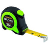 Self Lock™ Measuring Tape, 1 in x 25 ft, Green/Black