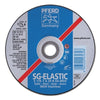 Premium SG-INOX Wheel, 4 1/2 in Dia, 1/4 Thick, 7/8 Arbor, 30 Grit, Alum Oxide