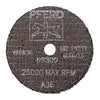 Die Grinder Cut-Off Wheel, 3 in dia, 0.040 in Thick, 3/8 in Arbor, 60 Grit