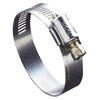 Combo-Hex® 54-0 Worm Drive Clamp, 2-1/4 in Hose ID, 1-1/8 to 3 in dia, 1 in W, 201/301 Stainless Steel