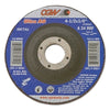Depressed Center Wheel, 7 in Dia, 1/4 in Thick, 5/8 in Arbor, 24 grit