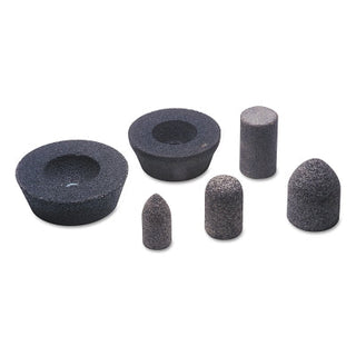 Resin Cone, Type 16, 1-1/2 in Dia, 3 in Thick, 5/8 in-11, 24 Grit