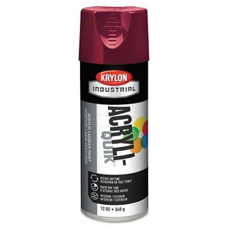 Interior/Exterior Industrial Maintenance Paint, 12 oz Aerosol Can, Cherry Red