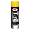 Line-Up® Pavement Striping Paint, 18 oz, Aerosol Can, Highway Yellow, Flat