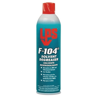 Desengraxante solvente F-104°, pronto para uso, lata de aerossol de 425 g (15 oz), odor suave de laranja.