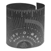 Wrap-A-Round® Ruler, XX-Large, 5 in W, 9 ft L, Cold/Heat Resistant, Black