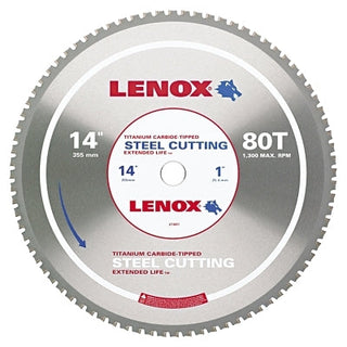Metal Cutting Circular Saw Blades, 14 in, 80 Teeth, Steel