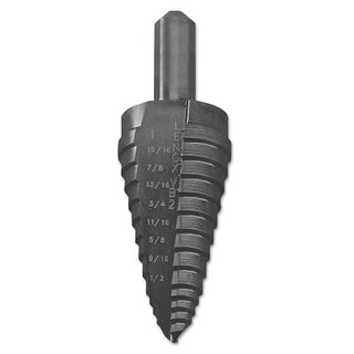 Vari-Bit® Step Drill Bit, #2,  1/2 in to 1 in Cutting Dia, 9 Steps