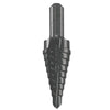 Vari-Bit® Step Drill Bit, #3, 1/4 in to 3/4 in Cutting Dia, 9 Steps