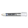 Quik Stik®+ Oily Surface Mini Solid Paint Marker, 5/16 in dia Medium Bullet, White