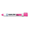 Quik Stik® All Purpose Solid Paint Marker, 11/16 in Tip, 6 in L, Fluorescent Pink