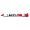 Quik Stik® All Purpose Solid Paint Marker, 11/16 in Tip, 6 in L, Red