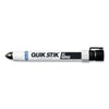 Quik Stik® All Purpose Solid Paint Marker, 11/16 in Tip, 6 in L, Black