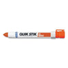 Quik Stik® All Purpose Solid Paint Marker, 11/16 in Tip, 6 in L, Orange