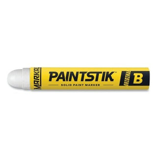 Paintstik® Original B® Solid Paint Marker, 11/16 in dia, 4-3/4 in L, White