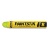 Paintstik® Original B® Solid Paint Marker, 11/16 in dia, 4-3/4 in L, Fluorescent Yellow
