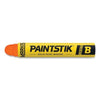 Paintstik® Original B® Solid Paint Marker, 11/16 in dia, 4-3/4 in L, Fluorescent Orange