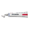 STYLMARK® Tube Marker, White, 1/8 in Tip, Metal-Ball Tip