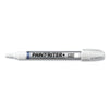 Paint-Riter®+ Detergent Removable Marker, White, 1/8 in, Medium Tip