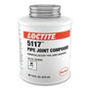 Pipe Joint Compound, 1 pt, Brush Top Can, Black