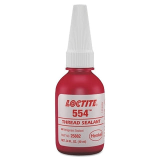 Selante de rosca 554™, selante para refrigerante, frasco de 10 mL, vermelho