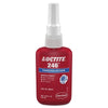 246™ Threadlocker, Medium Strength/High Temperature, 50 mL, 1/4 in to 3/4 in Thread, Blue